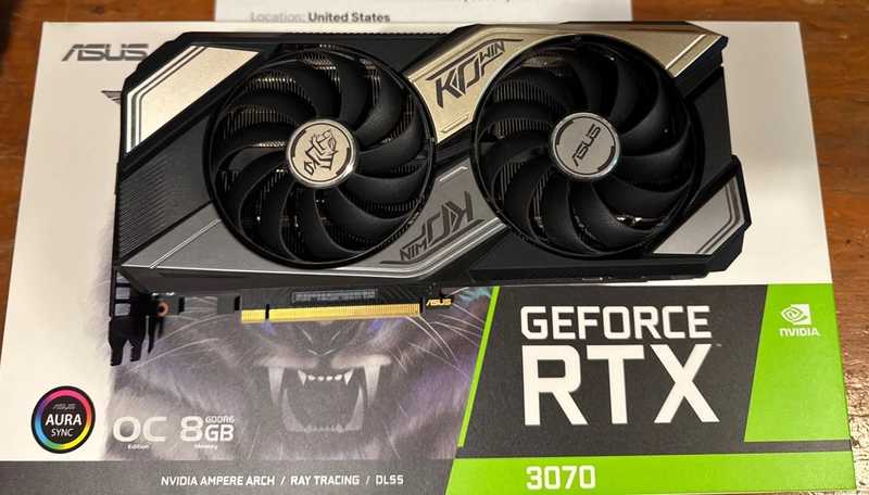 HOT Vga Asus Dual Asus Ko Oc Rtx 3070 видеокарта Asus Asus